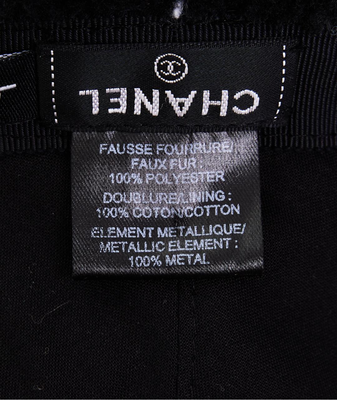 CHANEL Черная синтетическая панама, фото 5