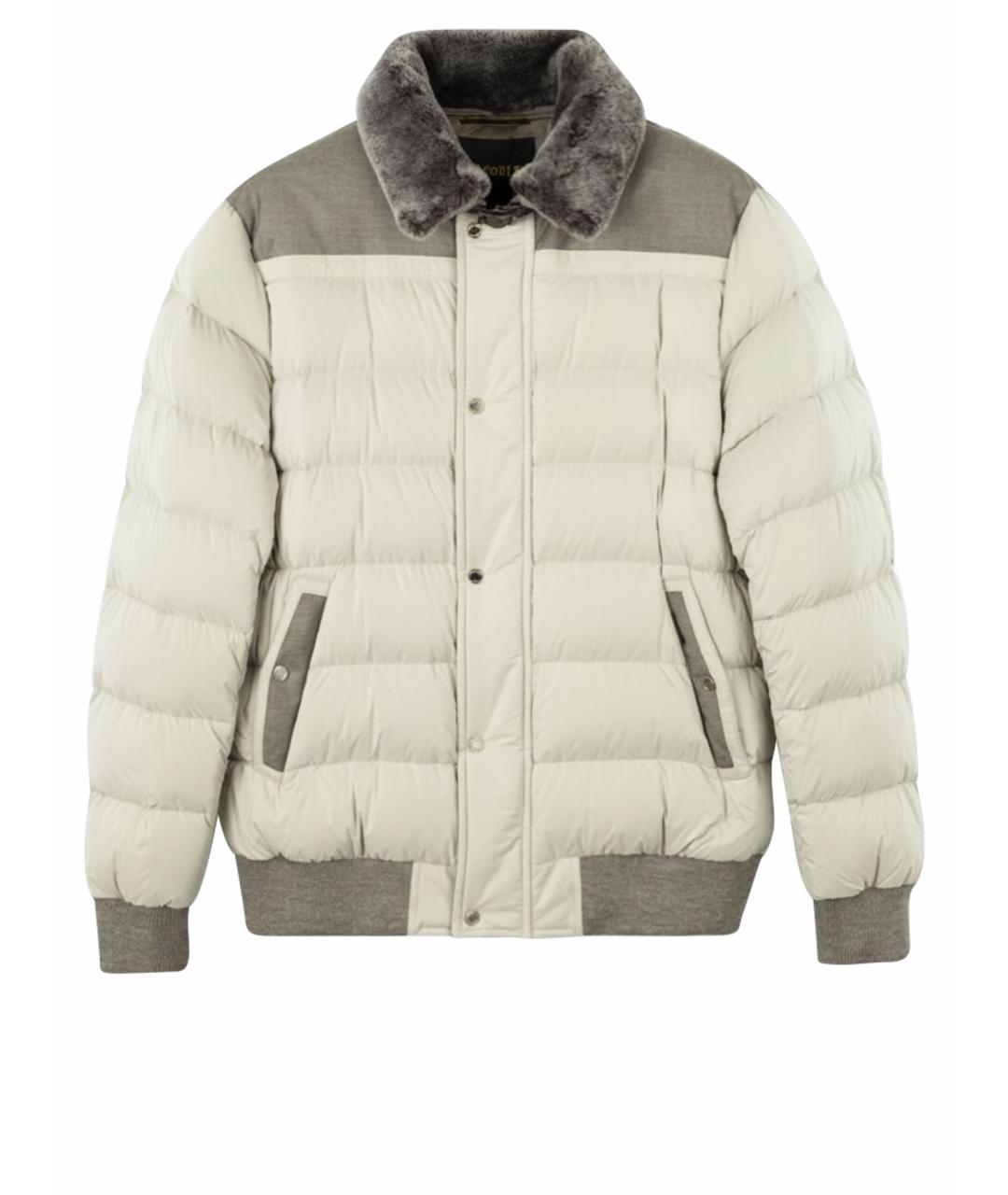 MOORER Серая полиэстеровая куртка, фото 1