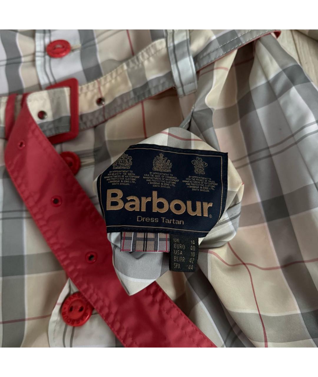 BARBOUR Мульти полиэстеровый тренч/плащ, фото 6