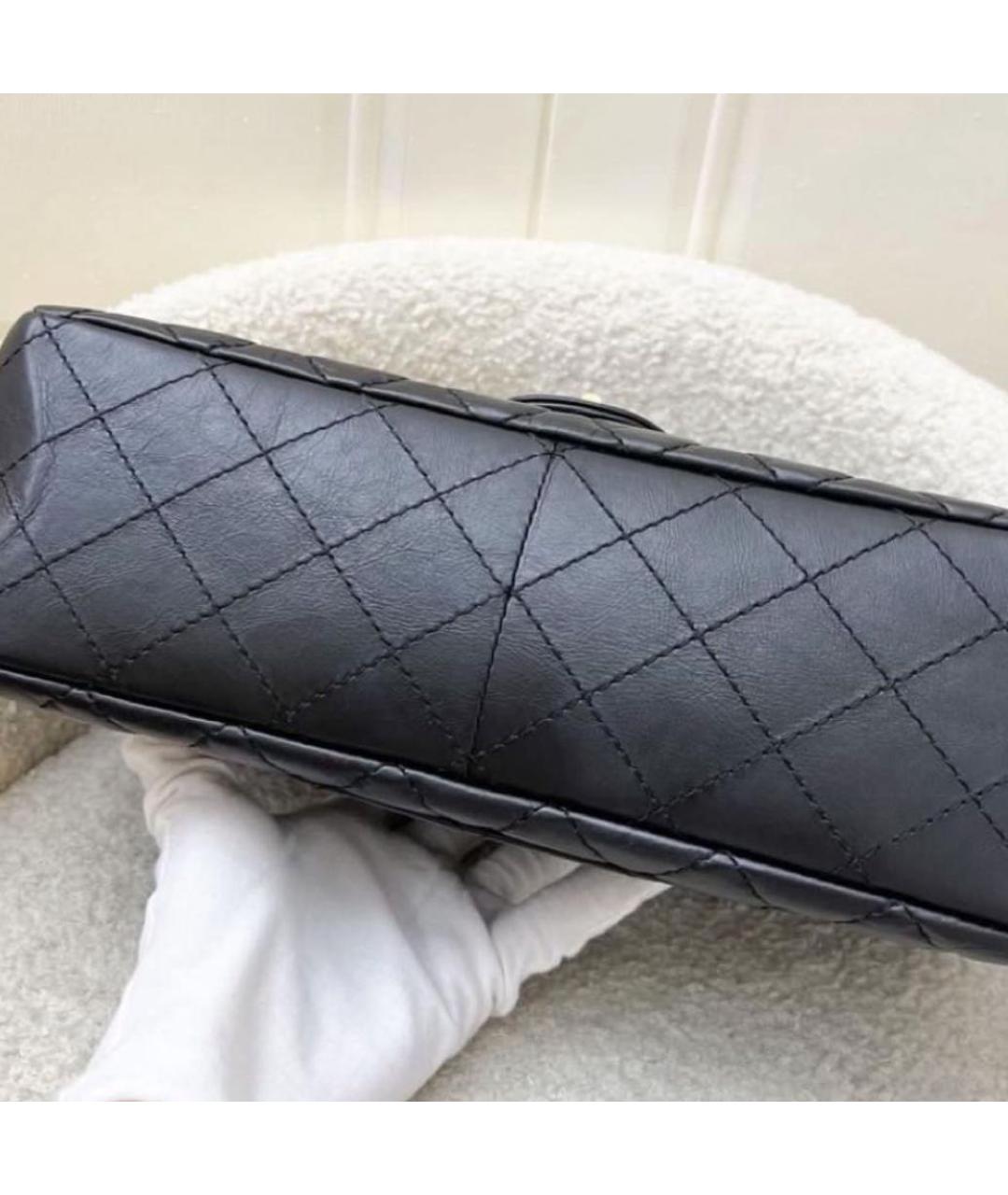 CHANEL Черная кожаная сумка через плечо, фото 3