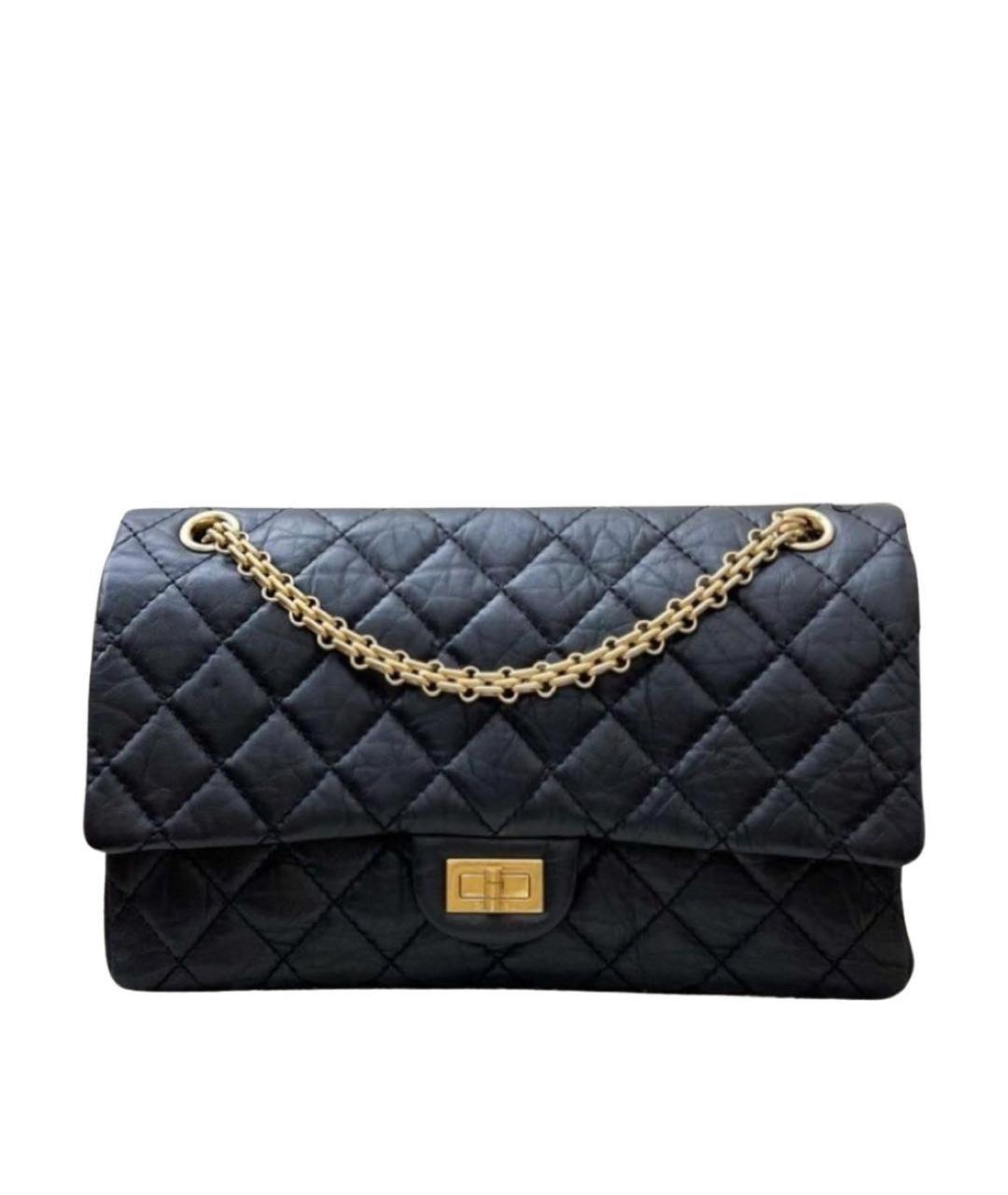 CHANEL Черная кожаная сумка через плечо, фото 1