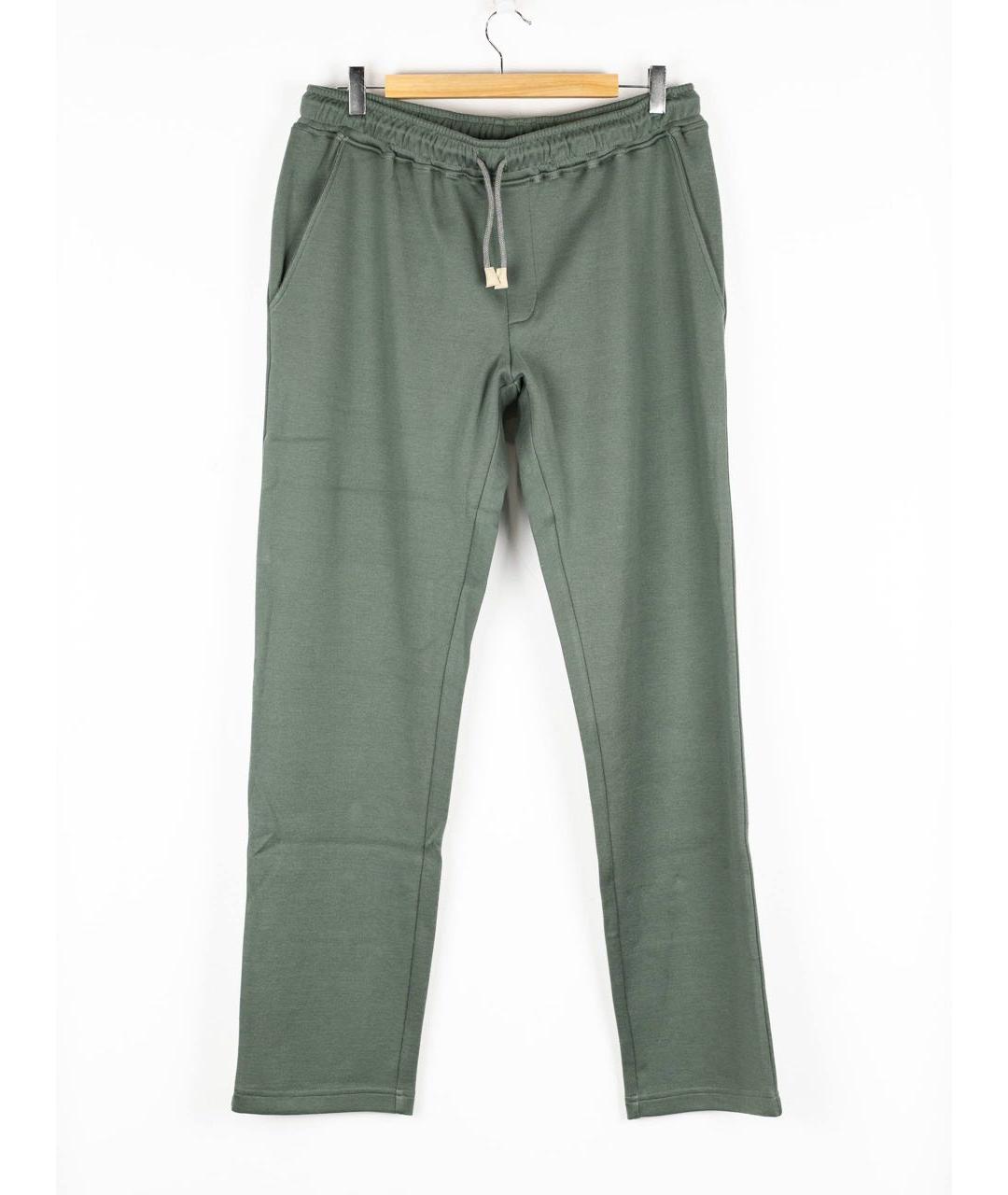 ELEVENTY Зеленый хлопковый спортивный костюм, фото 5