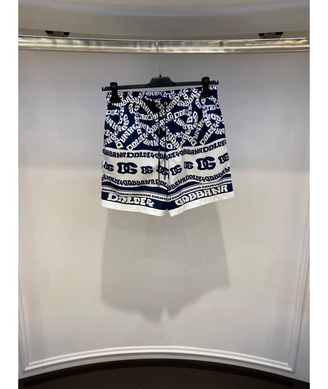 DOLCE&GABBANA Мульти полиэстеровые шорты, фото 2