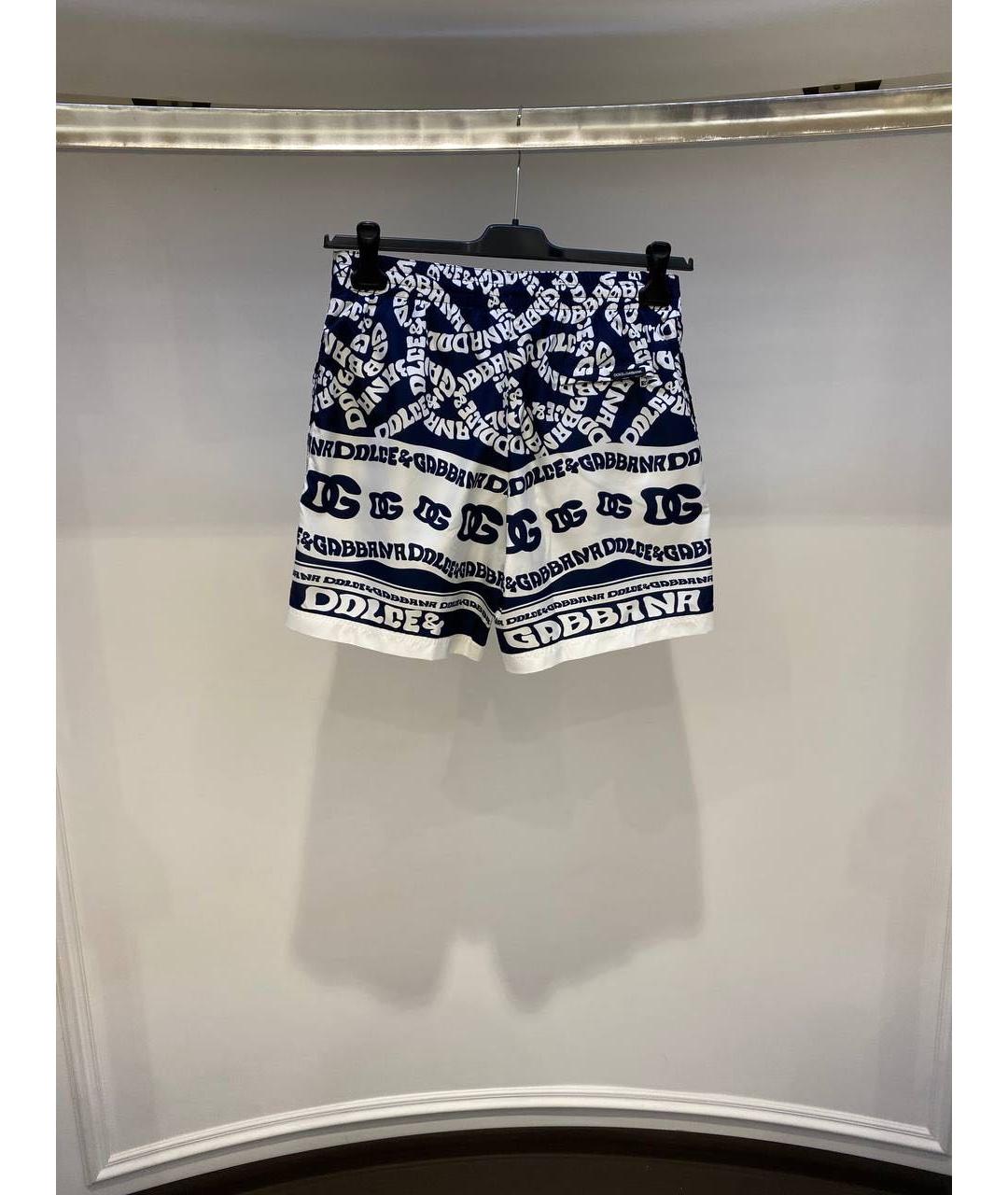 DOLCE&GABBANA Мульти полиэстеровые шорты, фото 3