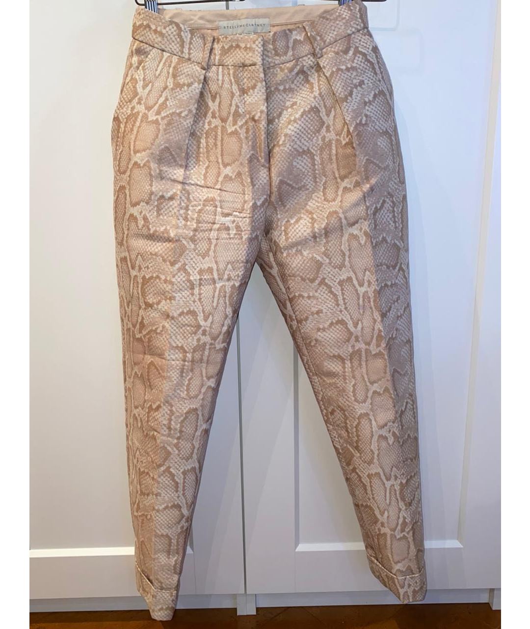 STELLA MCCARTNEY Бежевые прямые брюки, фото 2