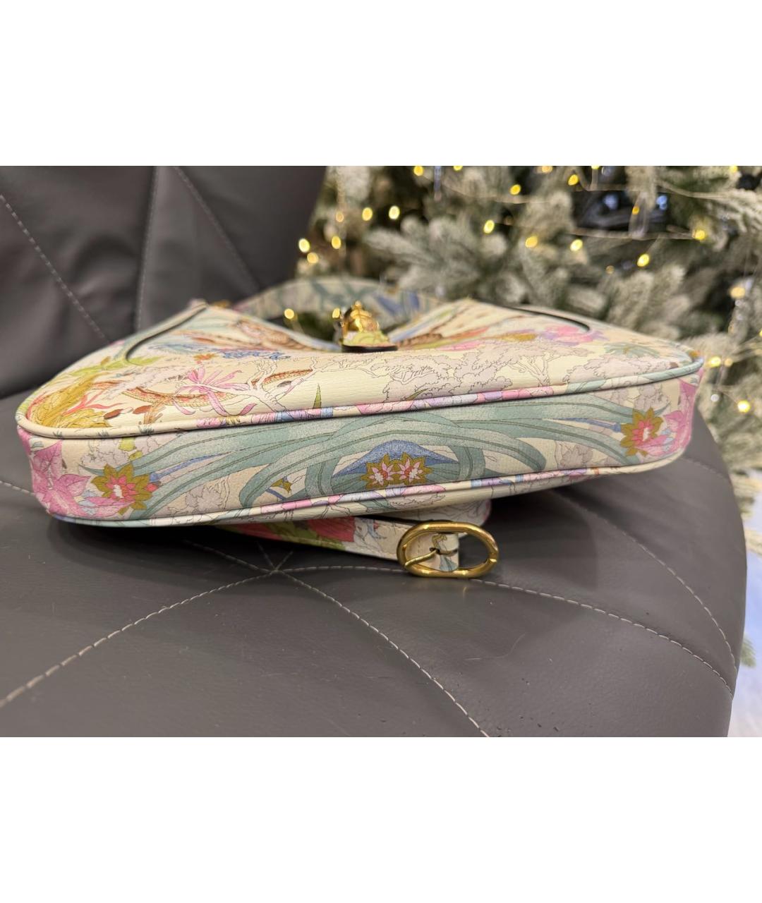 GUCCI Мульти кожаная сумка с короткими ручками, фото 3