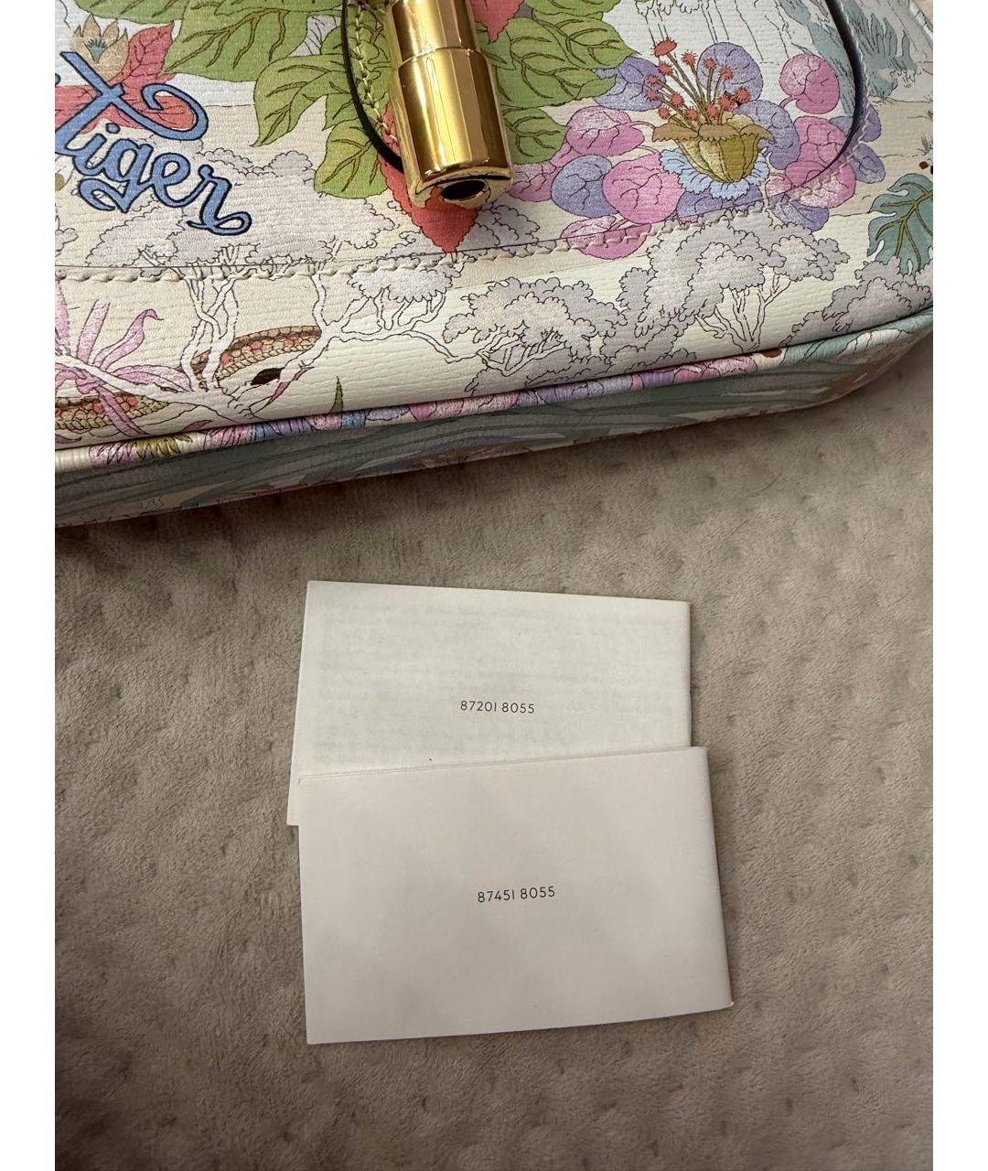 GUCCI Мульти кожаная сумка с короткими ручками, фото 8