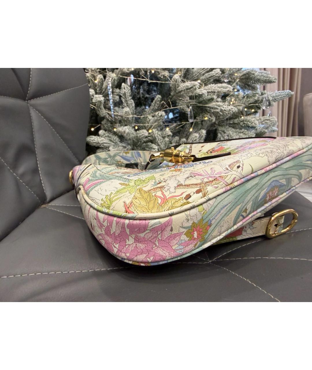 GUCCI Мульти кожаная сумка с короткими ручками, фото 6