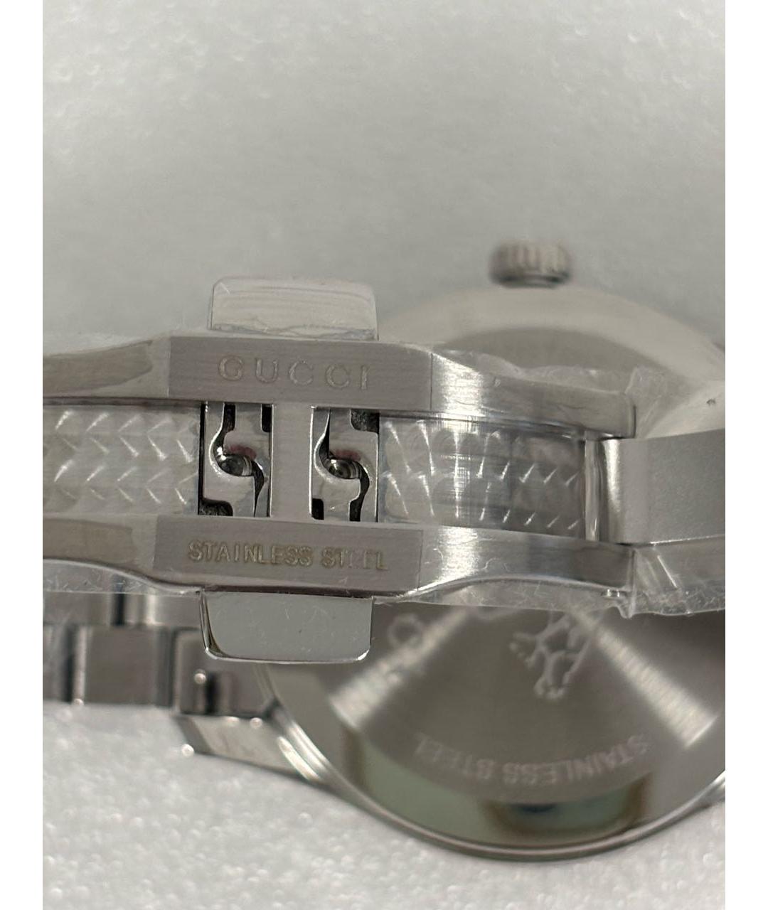 GUCCI Серебряные стальные часы, фото 8