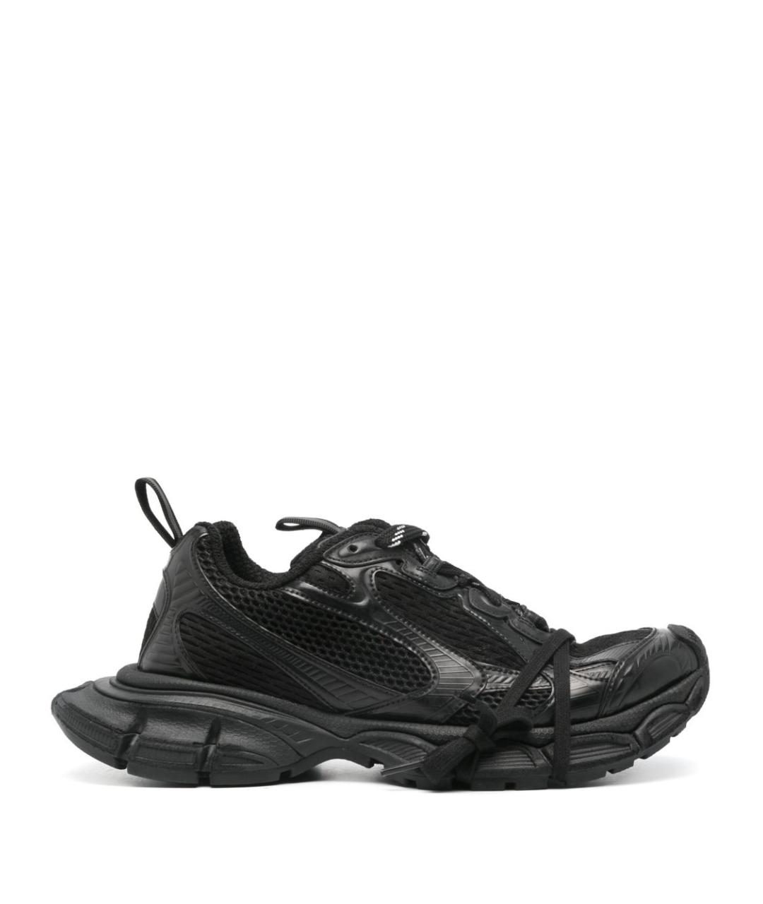 BALENCIAGA Черные низкие кроссовки / кеды, фото 1