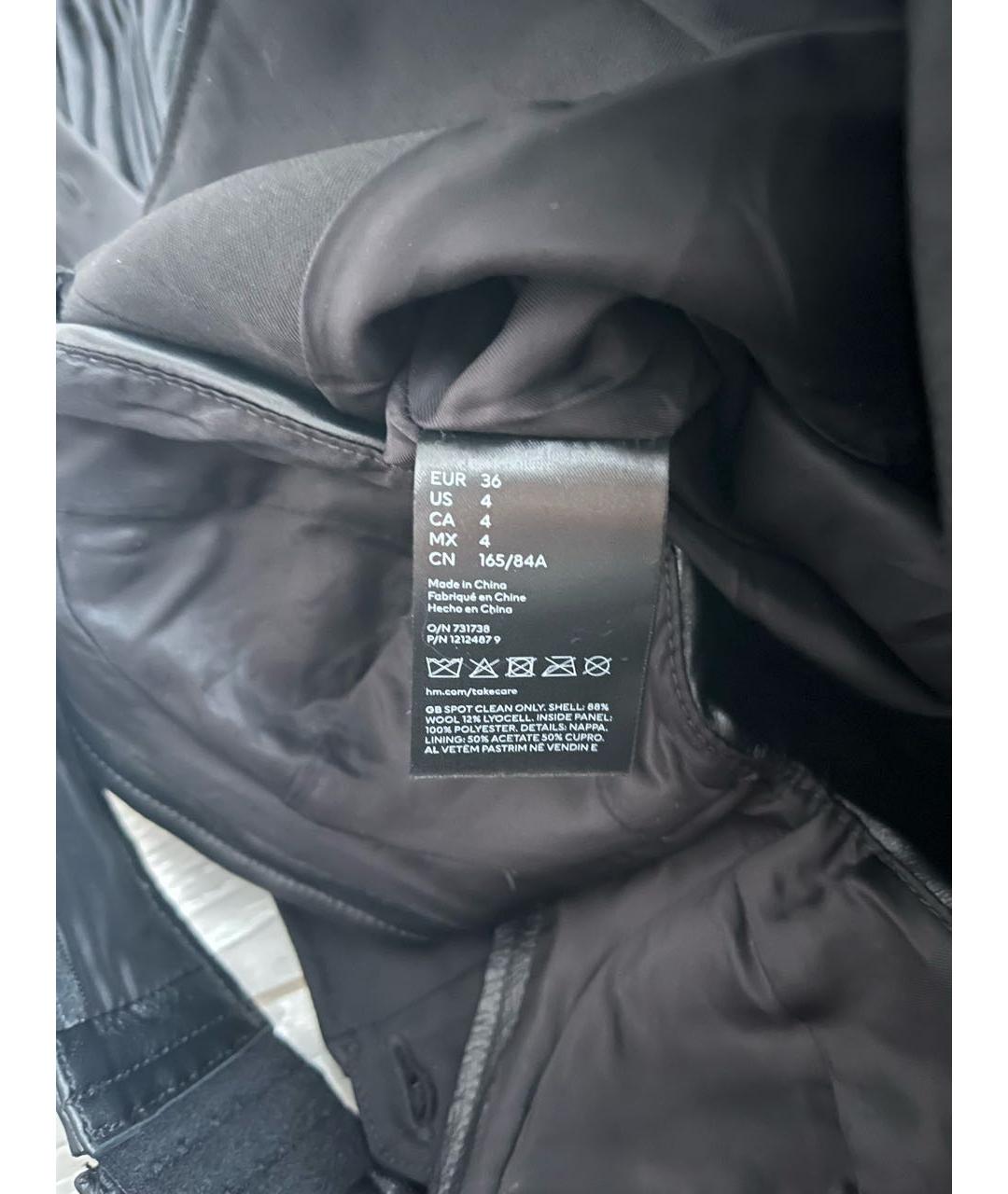 ROKH Черное шерстяное вечернее платье, фото 6