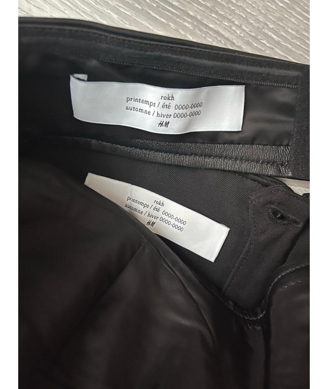 ROKH Черное шерстяное вечернее платье, фото 5