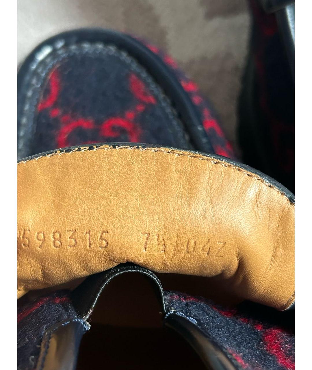 GUCCI Черные низкие ботинки, фото 7