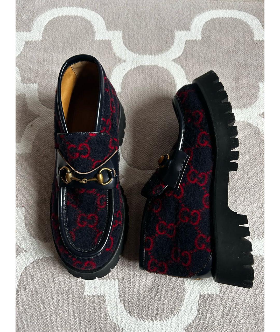 GUCCI Черные низкие ботинки, фото 9