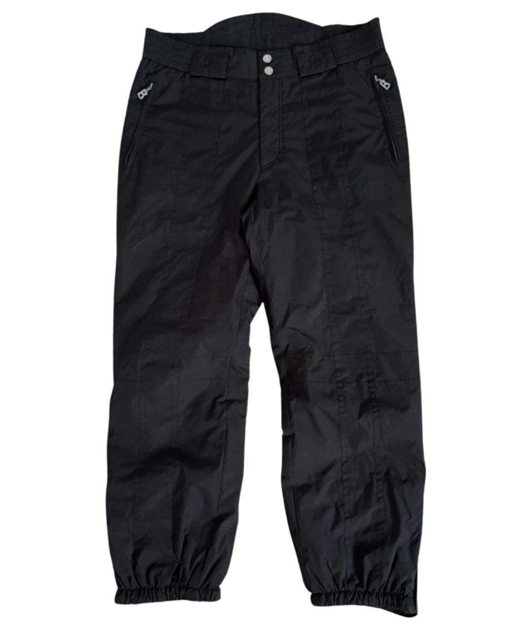 BOGNER Черные полиэстеровые повседневные брюки, фото 1