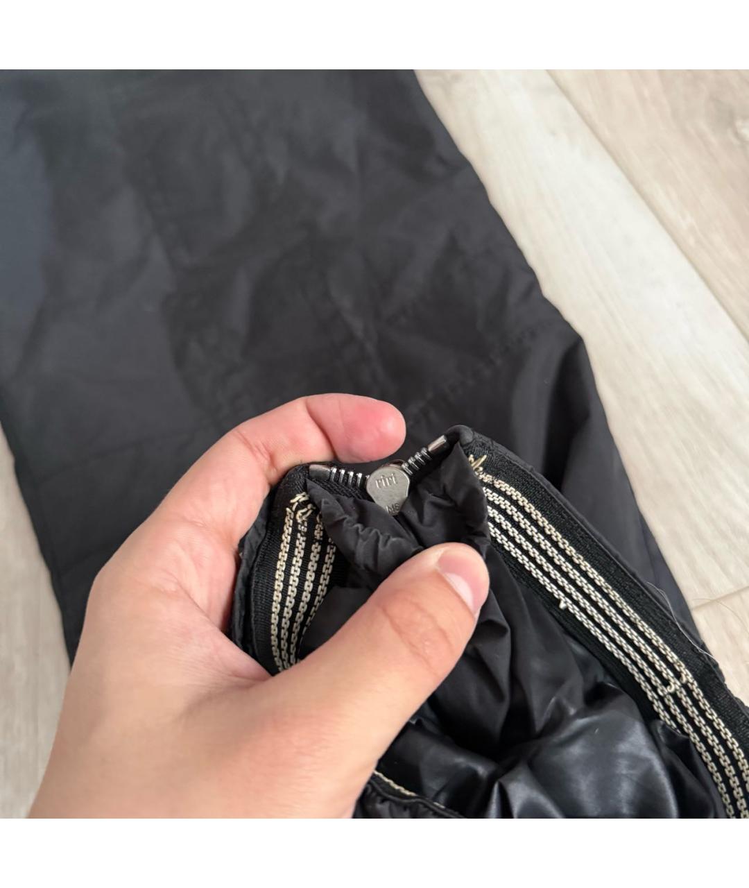 BOGNER Черные полиэстеровые повседневные брюки, фото 6