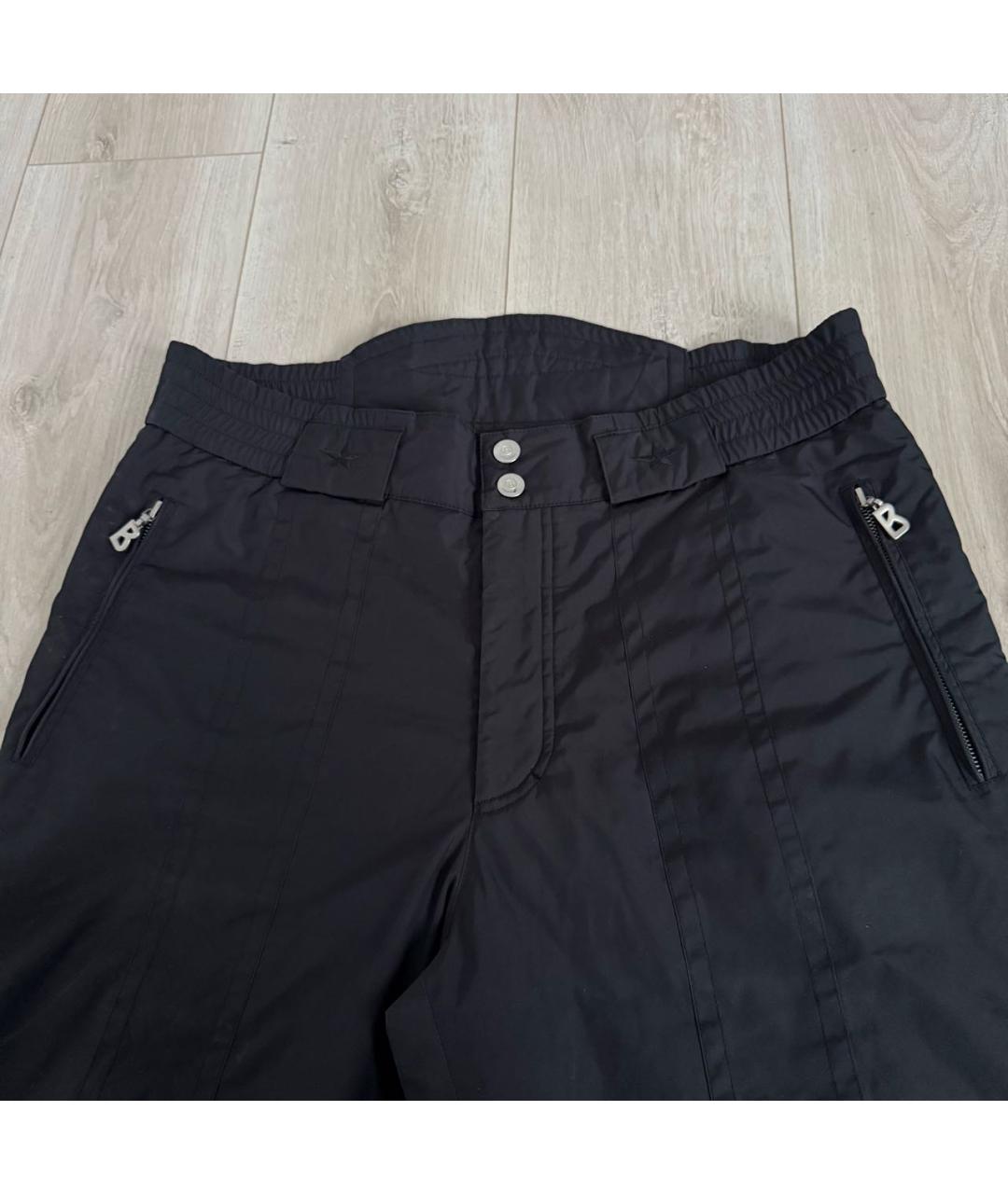 BOGNER Черные полиэстеровые повседневные брюки, фото 2