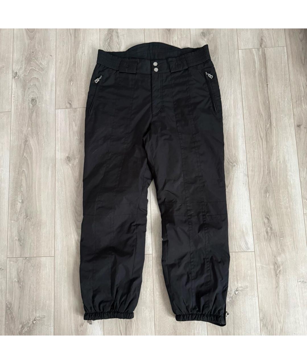 BOGNER Черные полиэстеровые повседневные брюки, фото 9