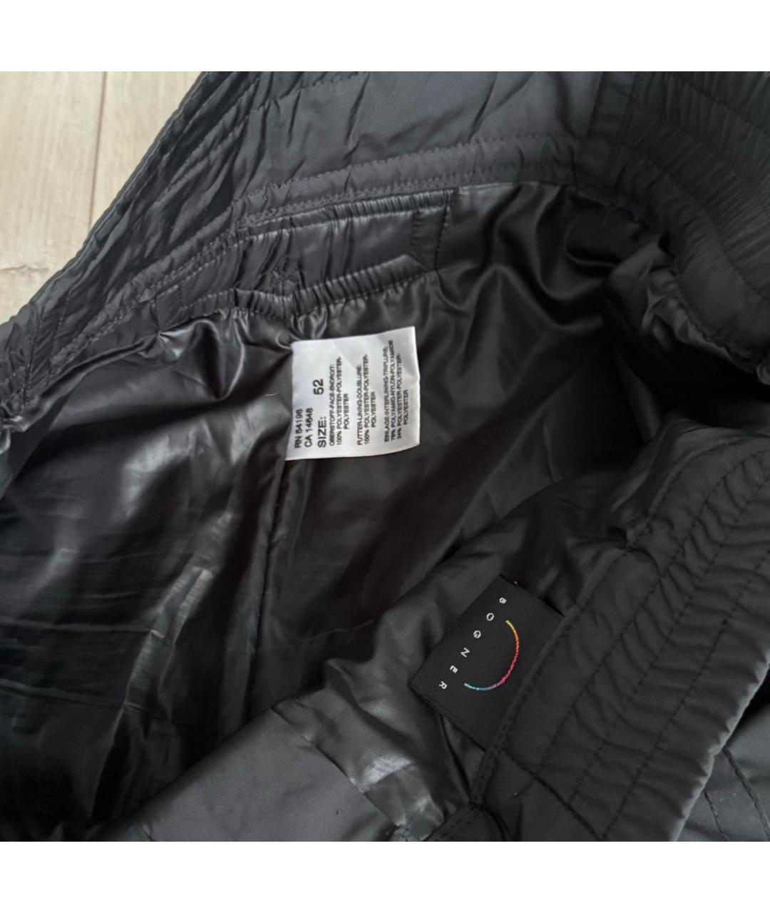 BOGNER Черные полиэстеровые повседневные брюки, фото 7