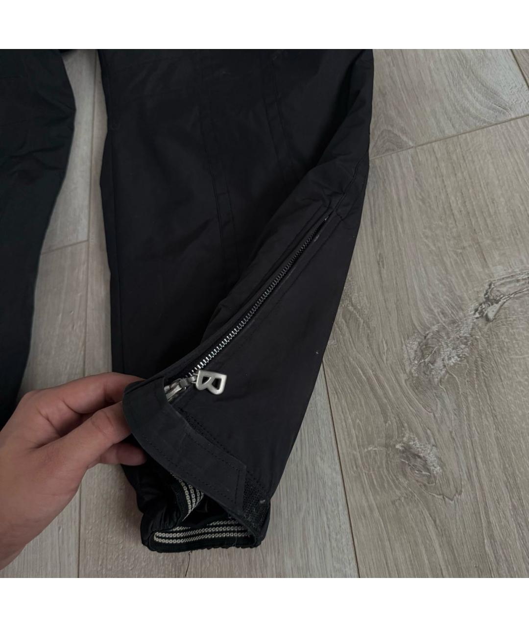 BOGNER Черные полиэстеровые повседневные брюки, фото 5