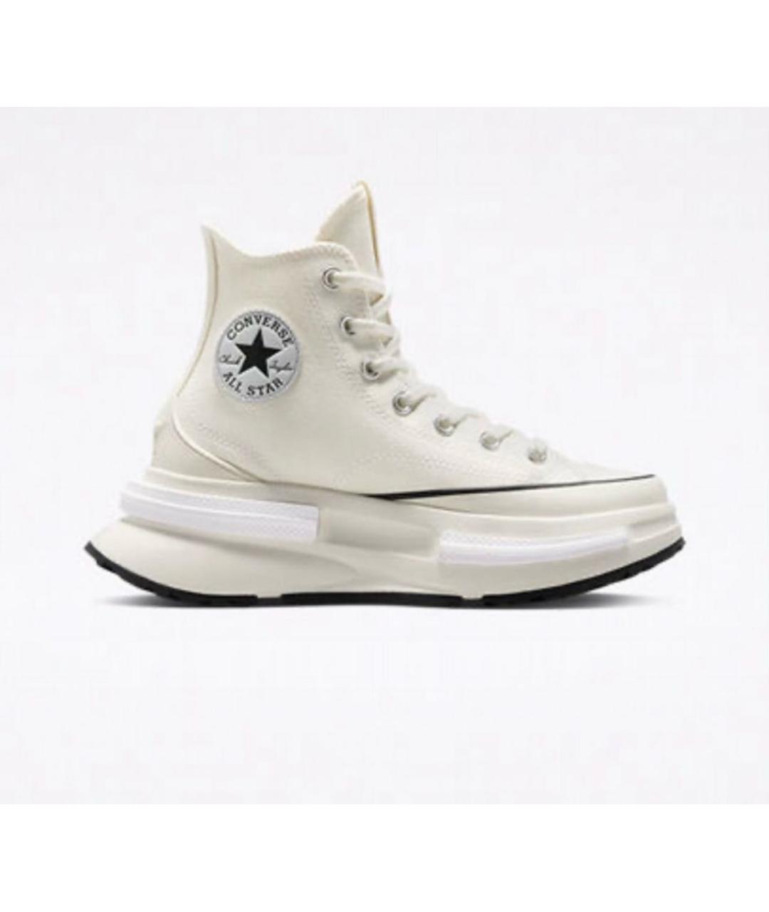 CONVERSE Белые текстильные высокие кроссовки / кеды, фото 7