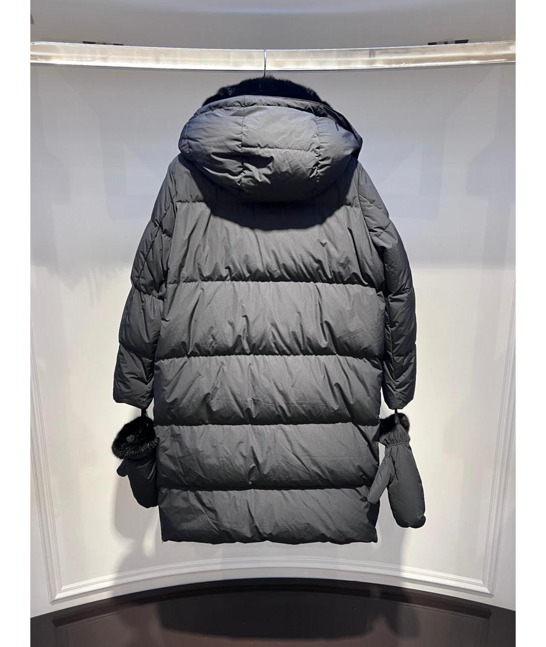 YVES SALOMON Серая куртка, фото 3