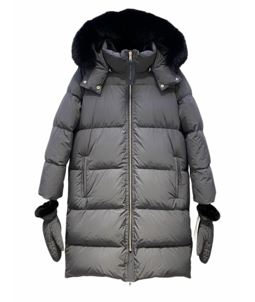 YVES SALOMON Серая куртка, фото 1