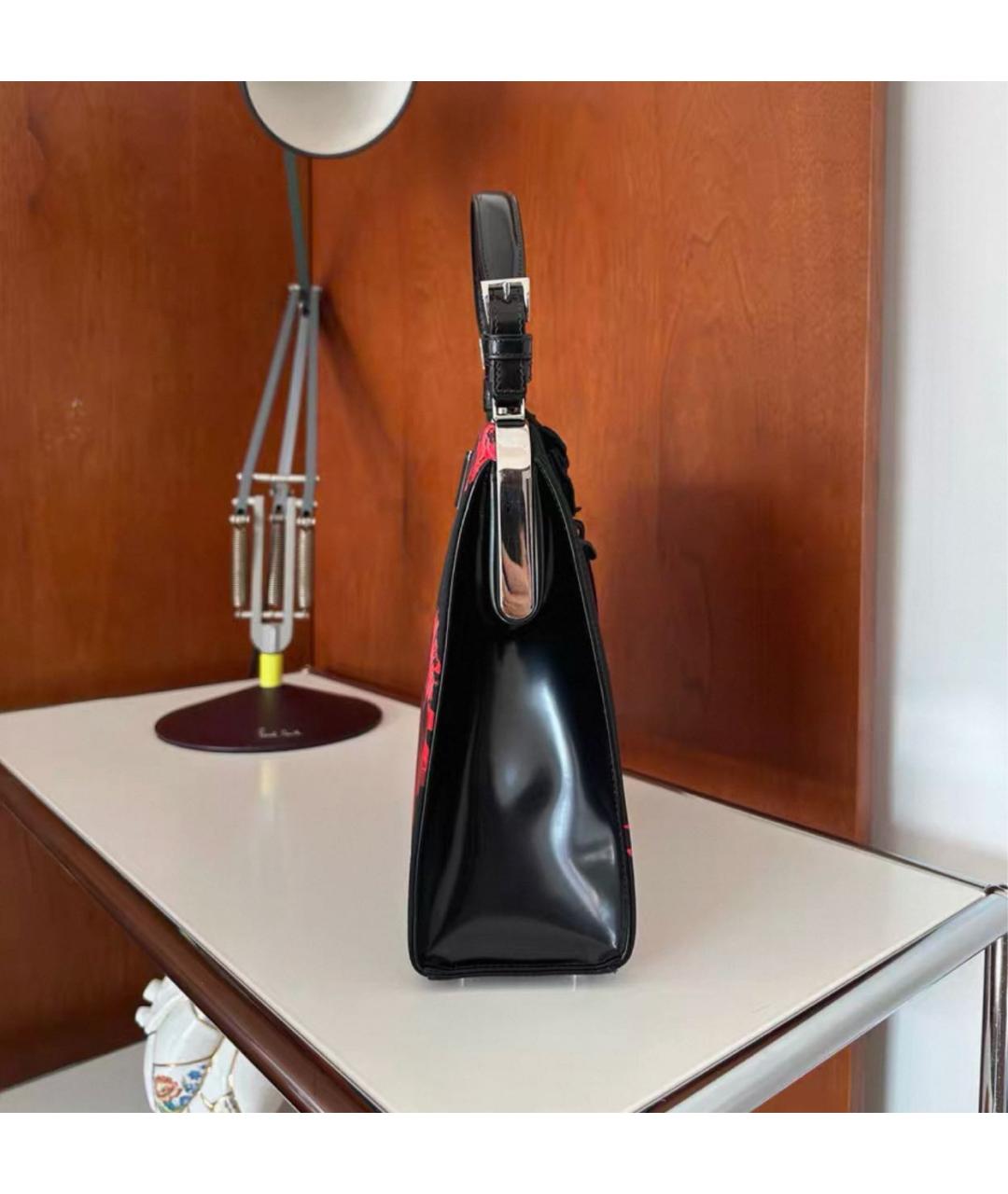 PRADA Черная сумка с короткими ручками, фото 5