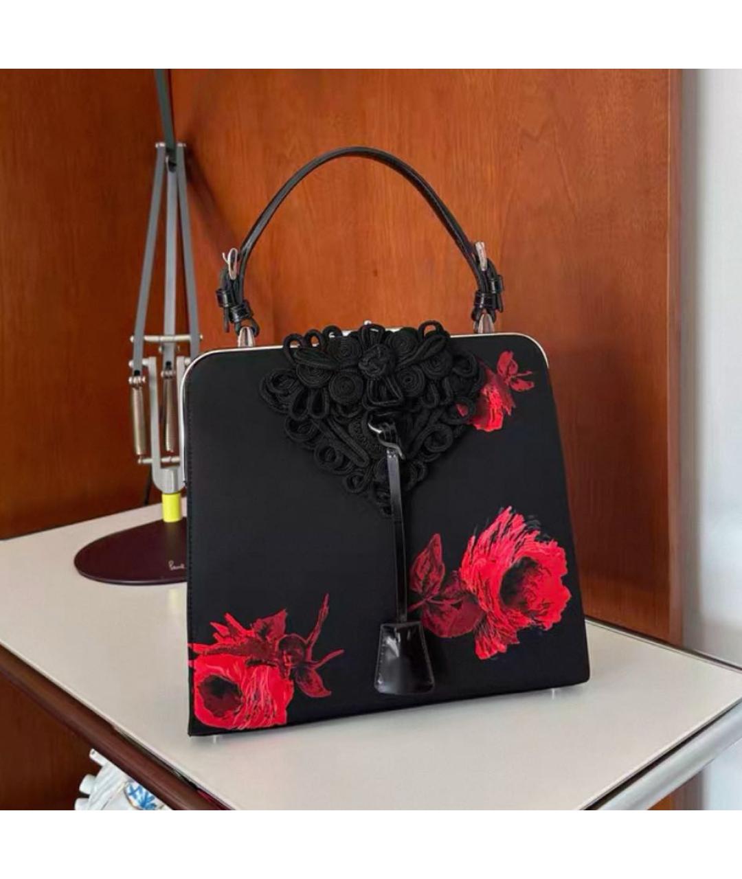 PRADA Черная сумка с короткими ручками, фото 3