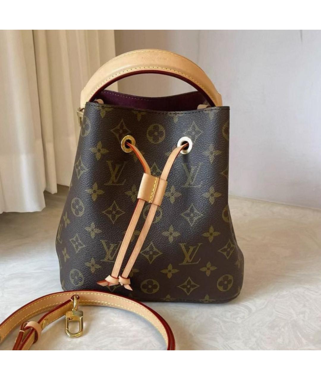LOUIS VUITTON Коричневая сумка через плечо, фото 2