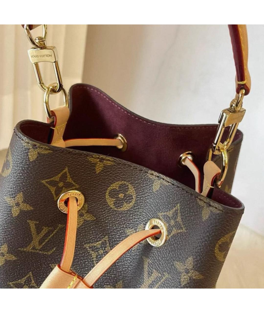 LOUIS VUITTON Коричневая сумка через плечо, фото 4