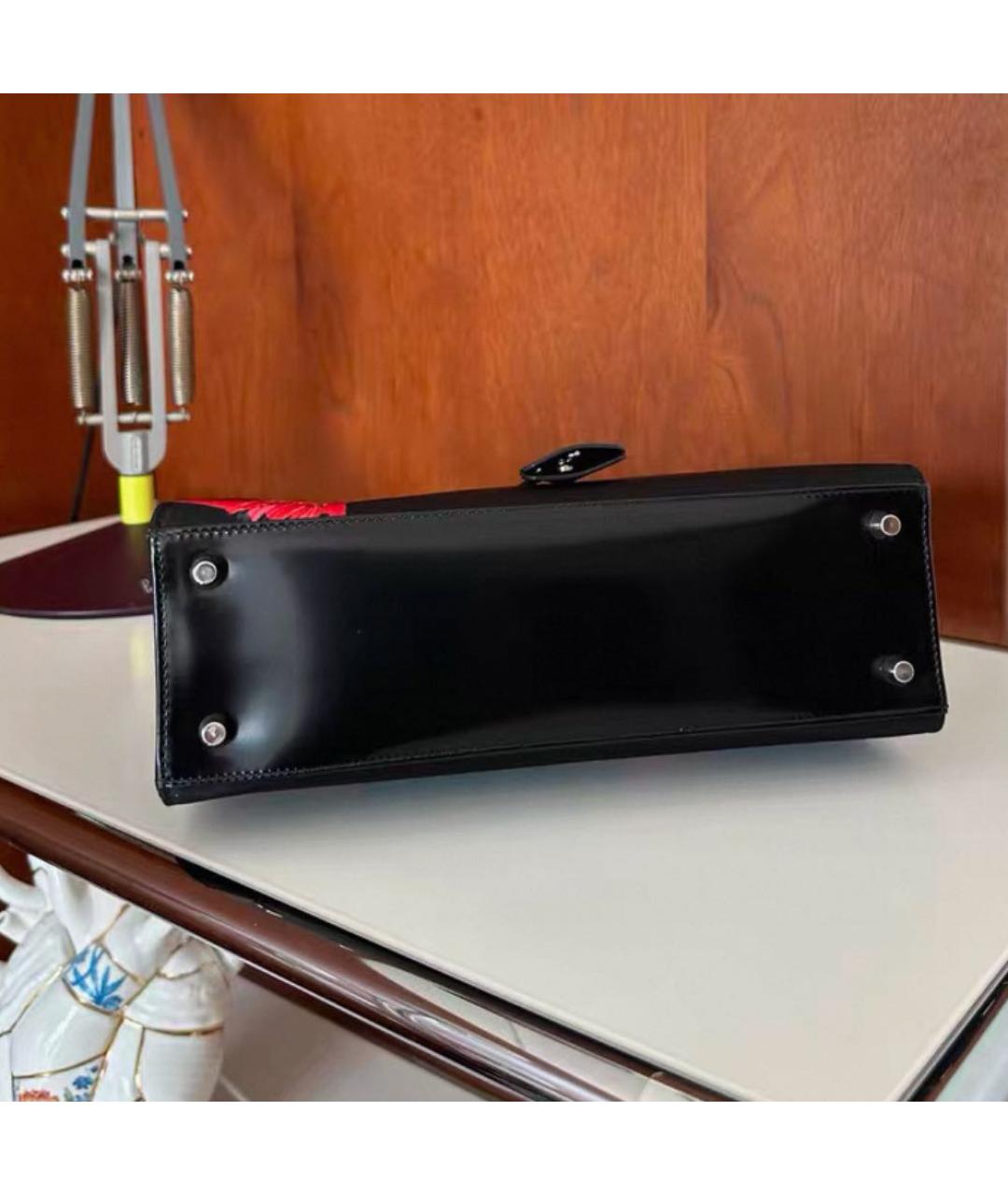 PRADA Черная тканевая сумка через плечо, фото 7