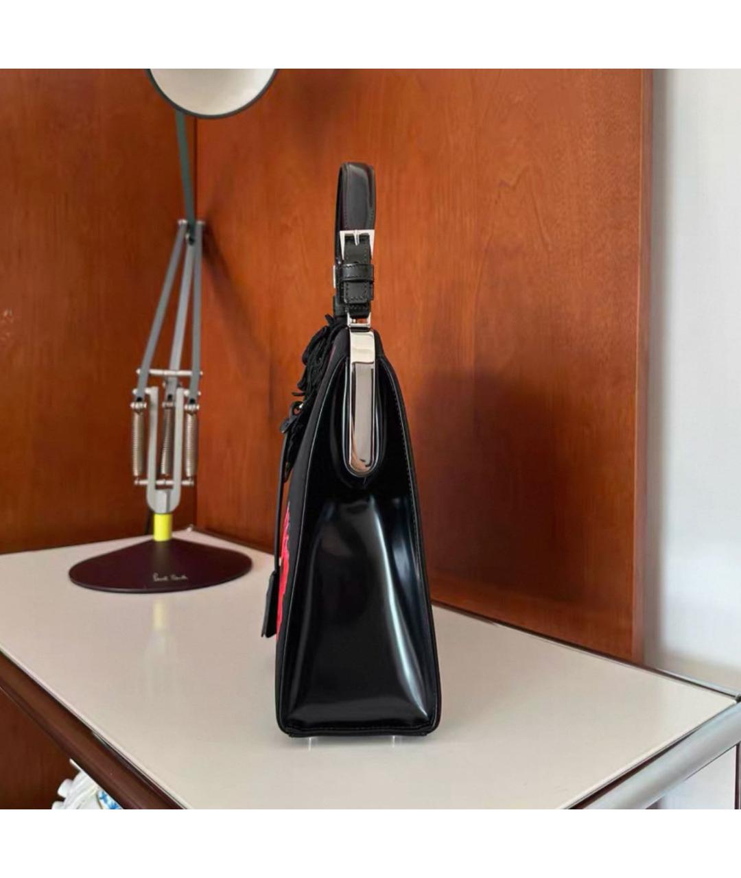 PRADA Черная тканевая сумка через плечо, фото 4