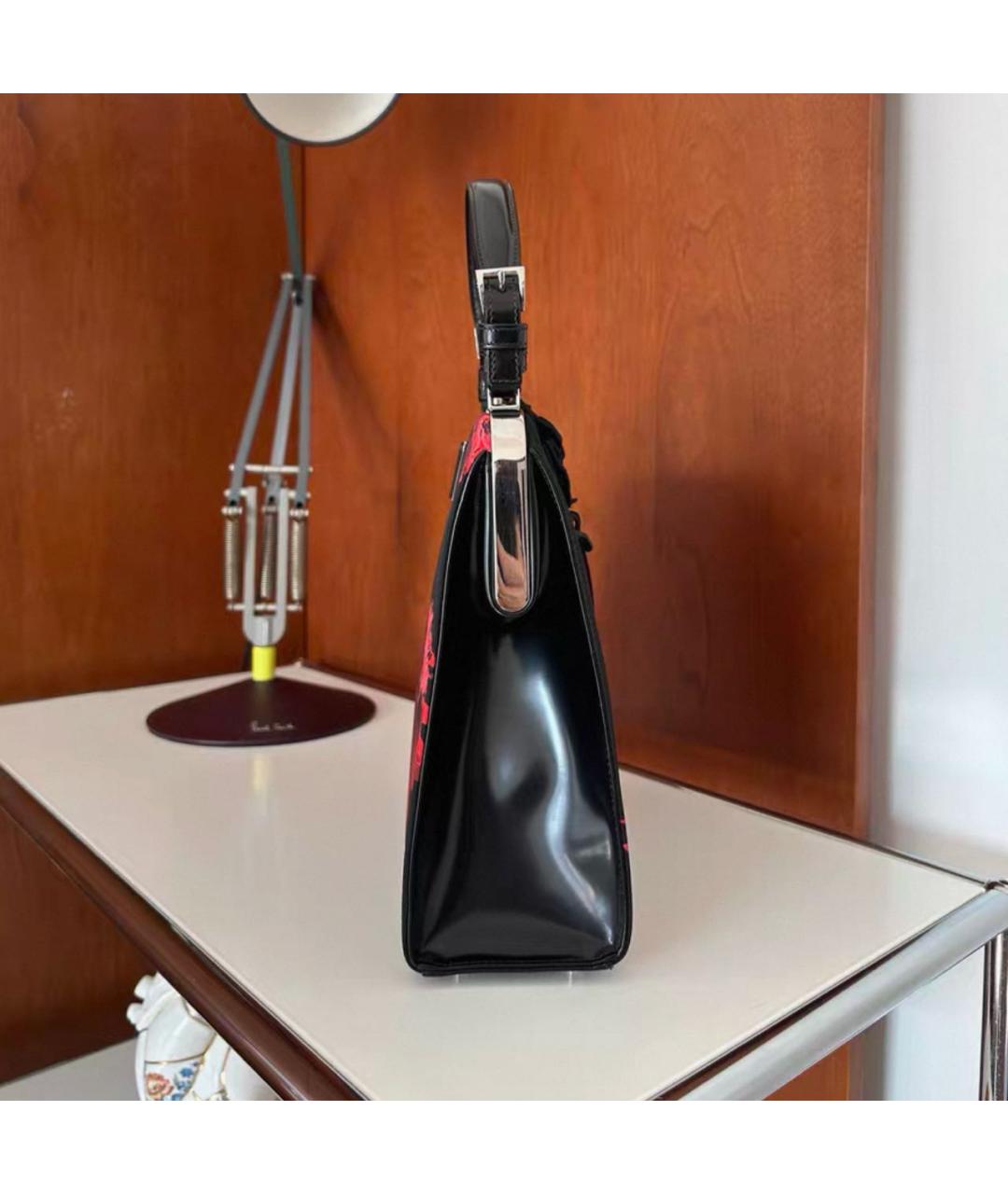 PRADA Черная тканевая сумка через плечо, фото 5