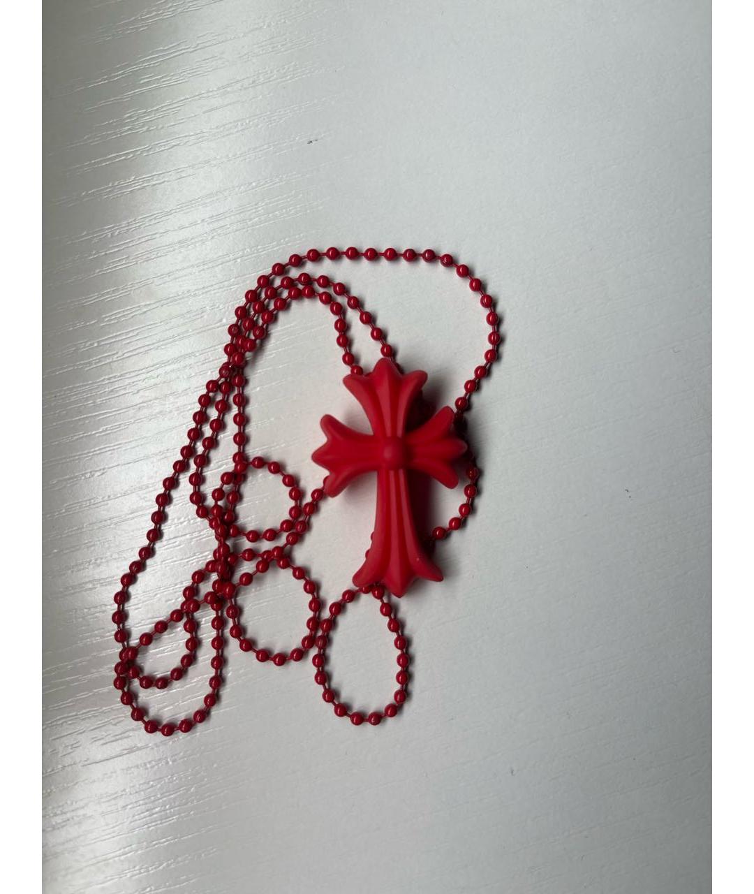 CHROME HEARTS Красная цепочка/подвеска, фото 4