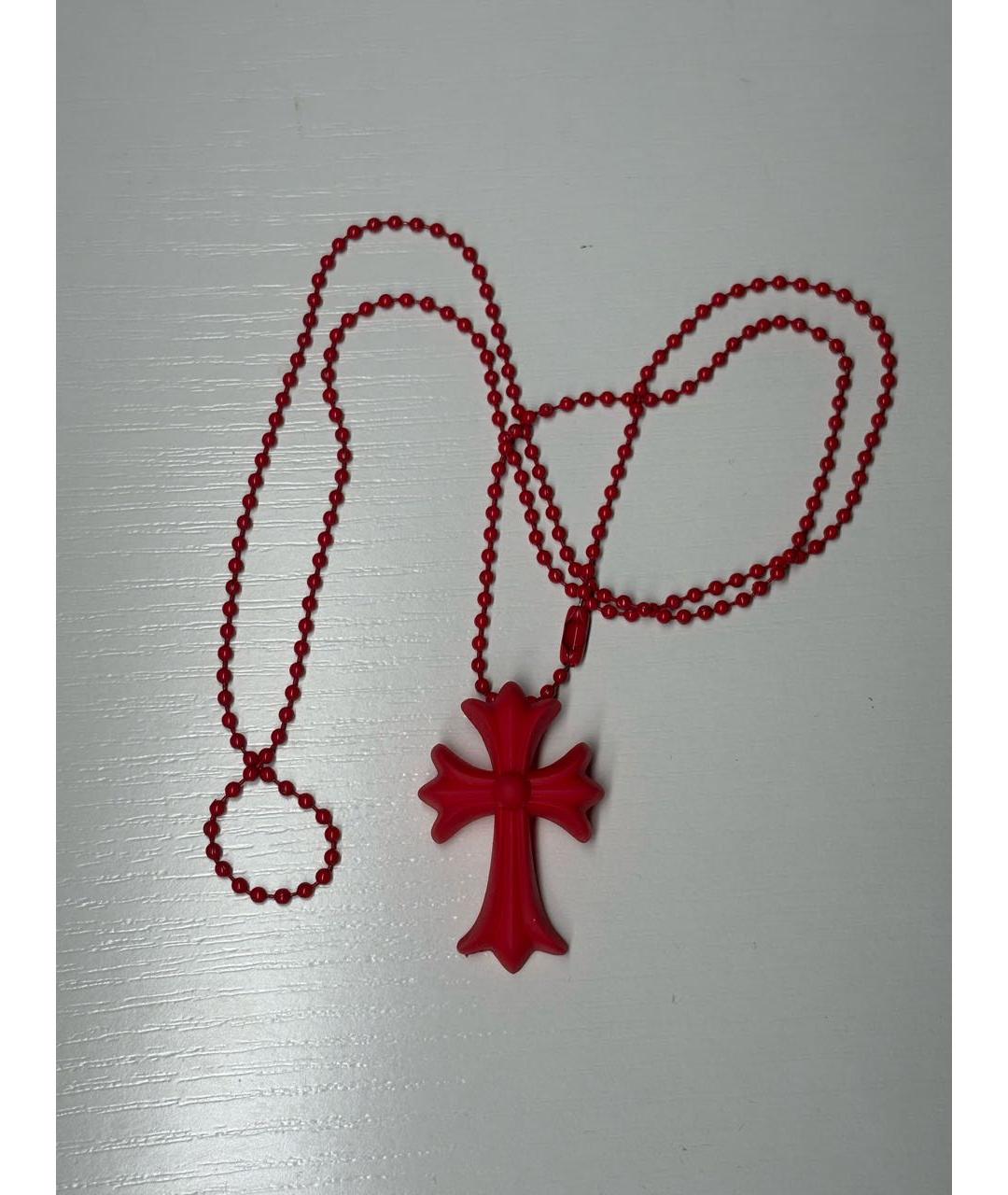 CHROME HEARTS Красная цепочка/подвеска, фото 5