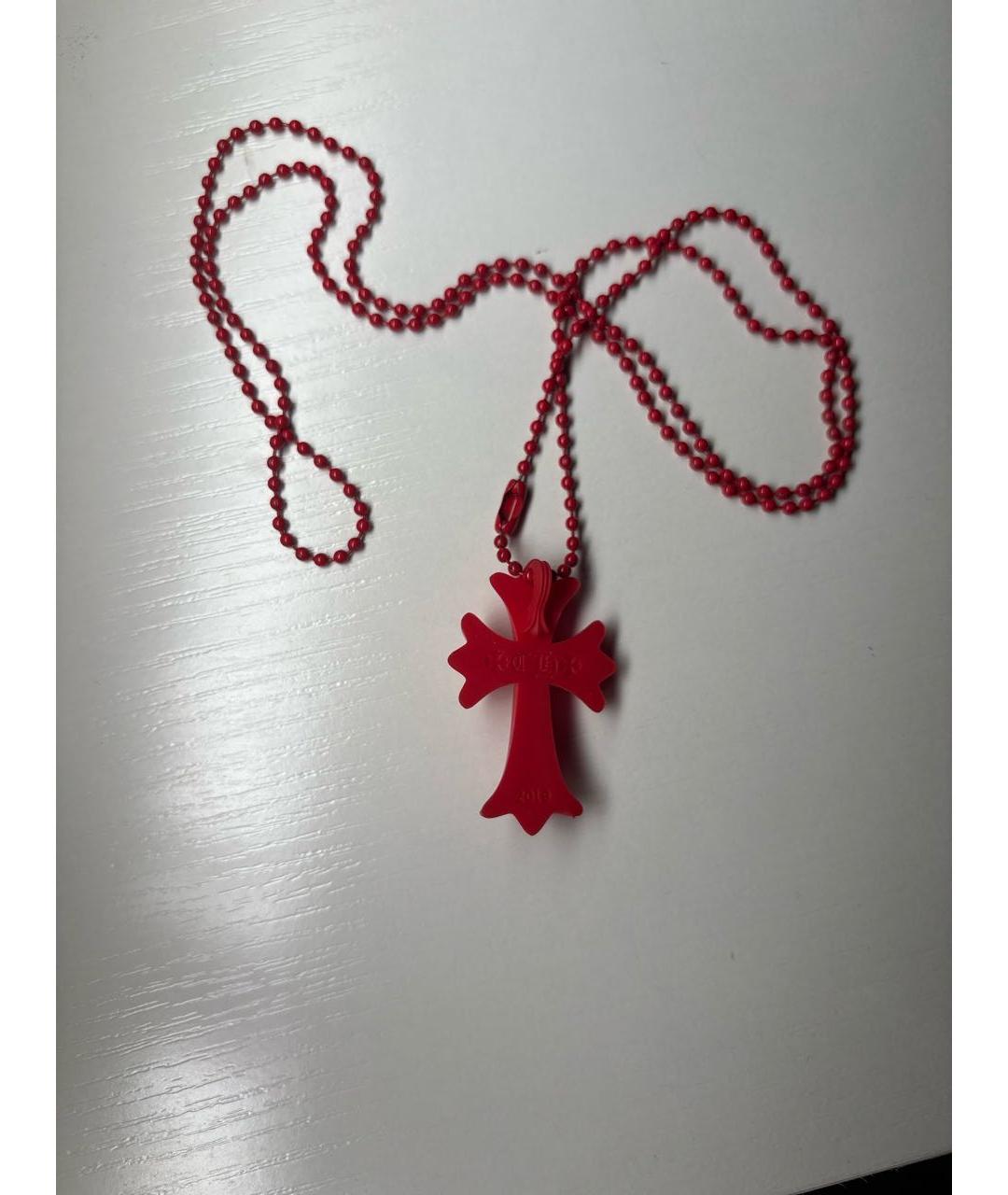 CHROME HEARTS Красная цепочка/подвеска, фото 3