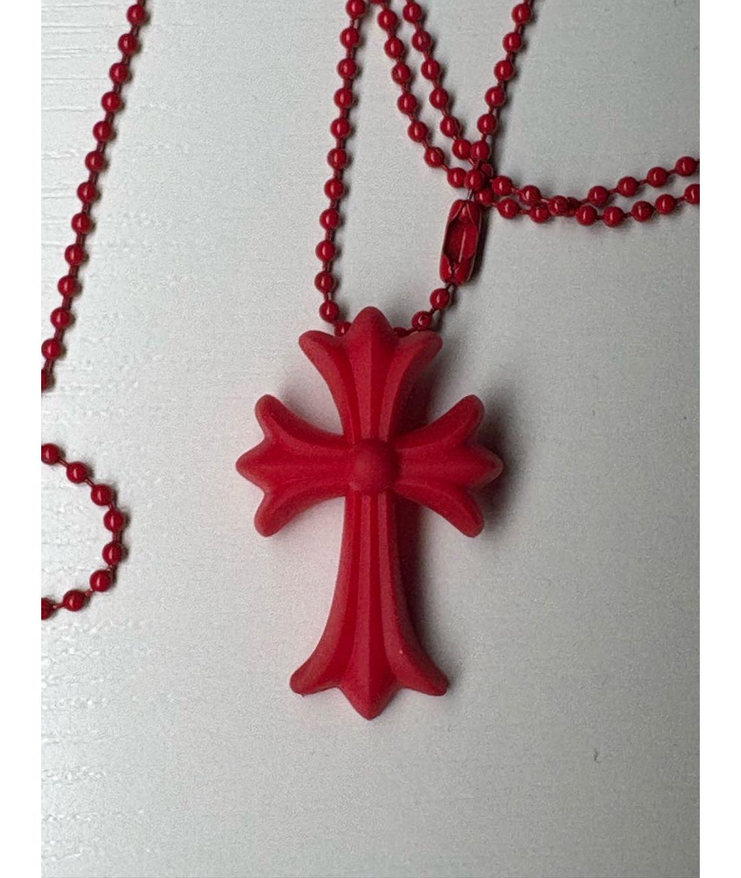 CHROME HEARTS Красная цепочка/подвеска, фото 2