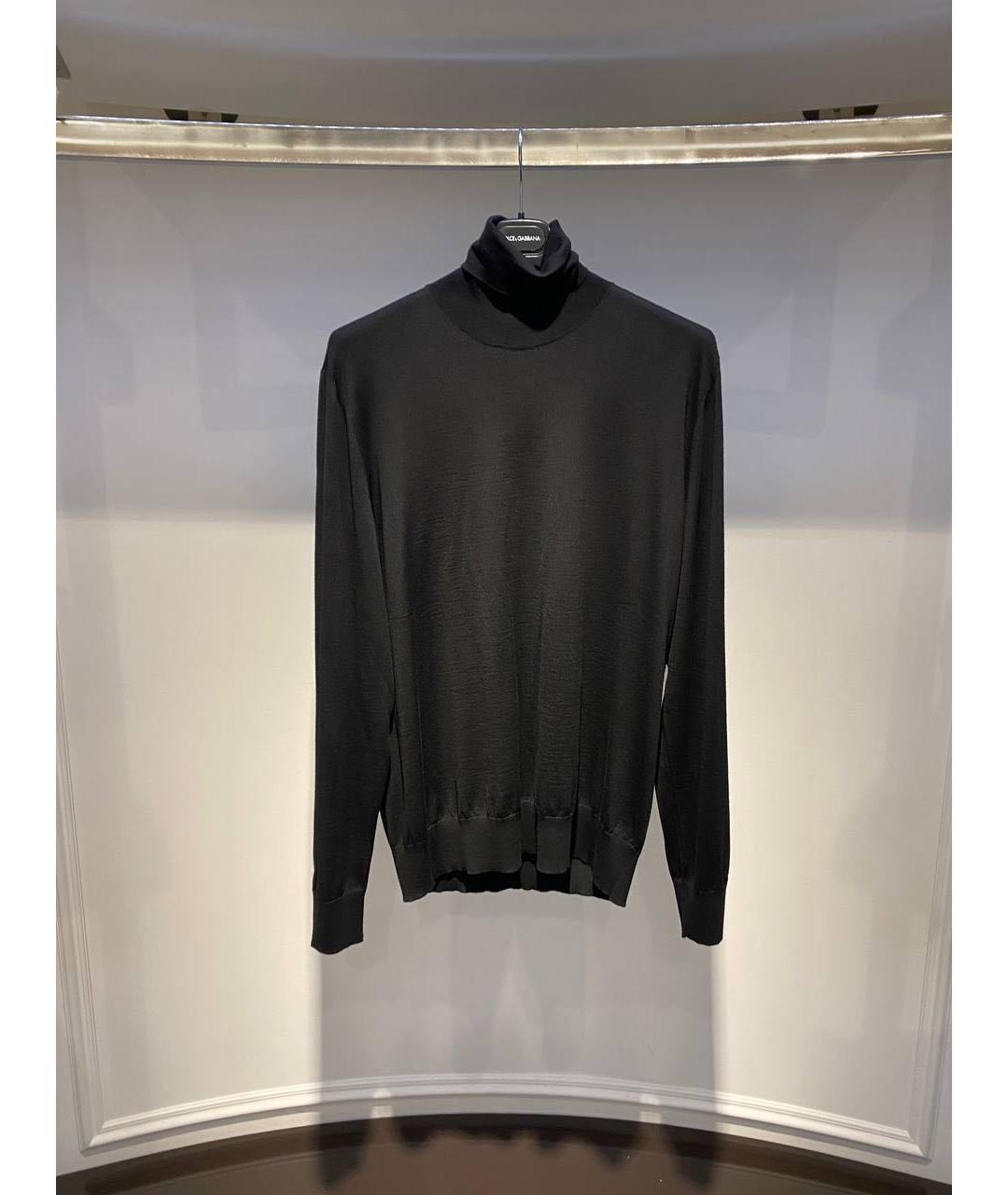 DOLCE&GABBANA Черная шерстяная водолазка, фото 3