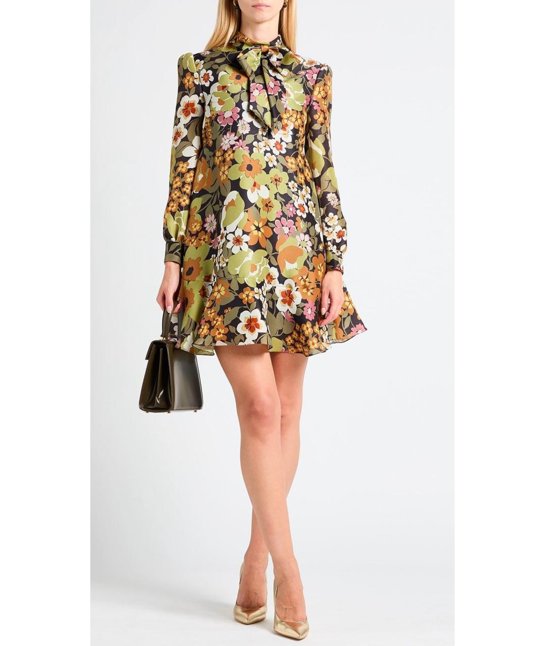 CELINE Мульти коктейльное платье, фото 2