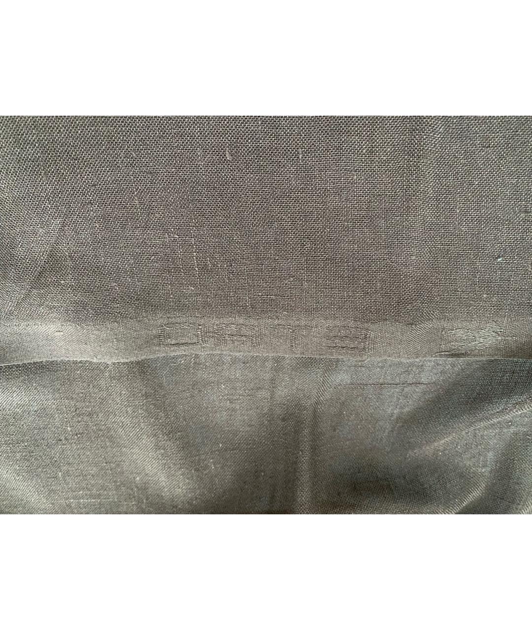 ETRO Коричневый шелковый шарф, фото 4