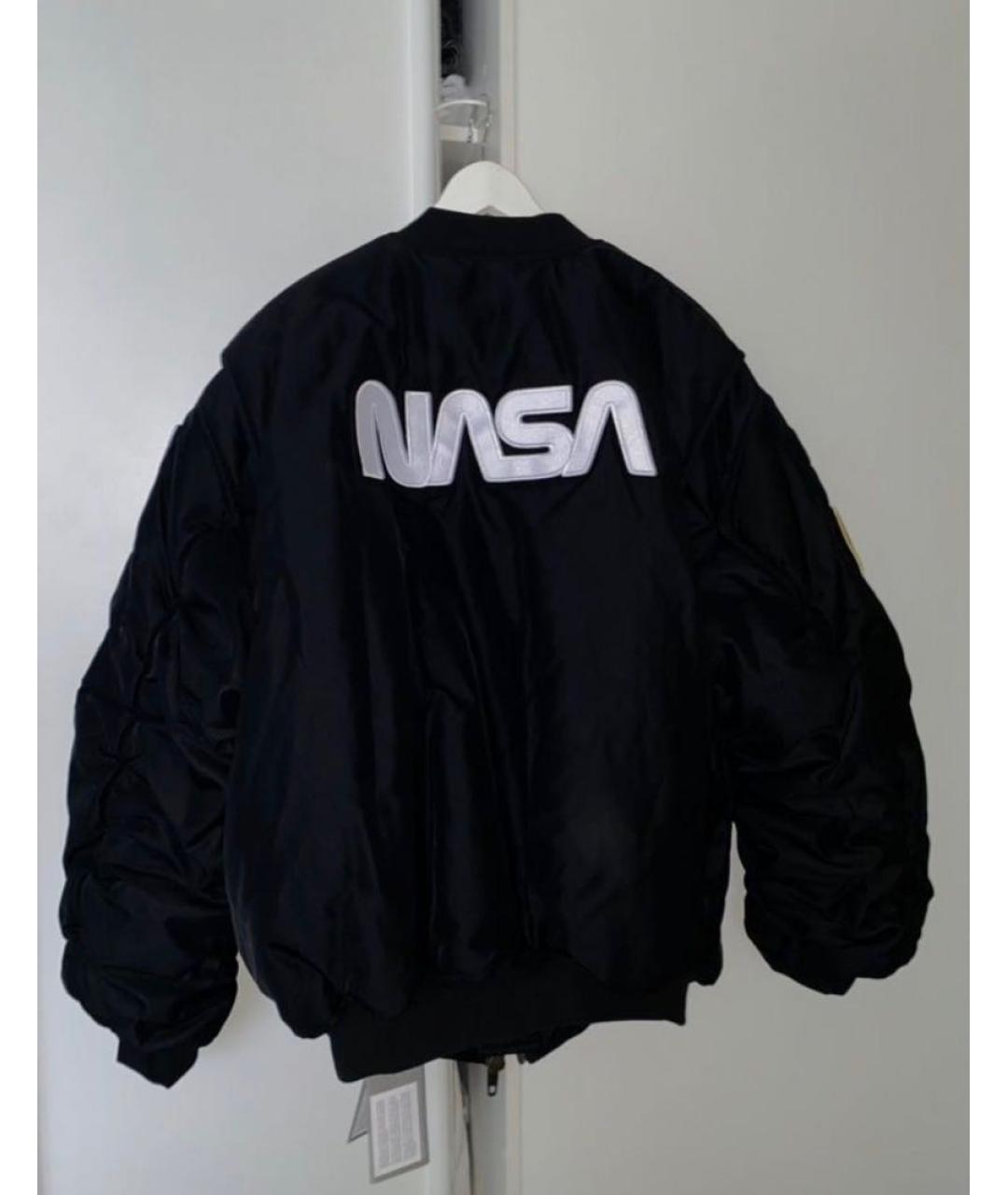 BALENCIAGA Черная полиэстеровая куртка, фото 3