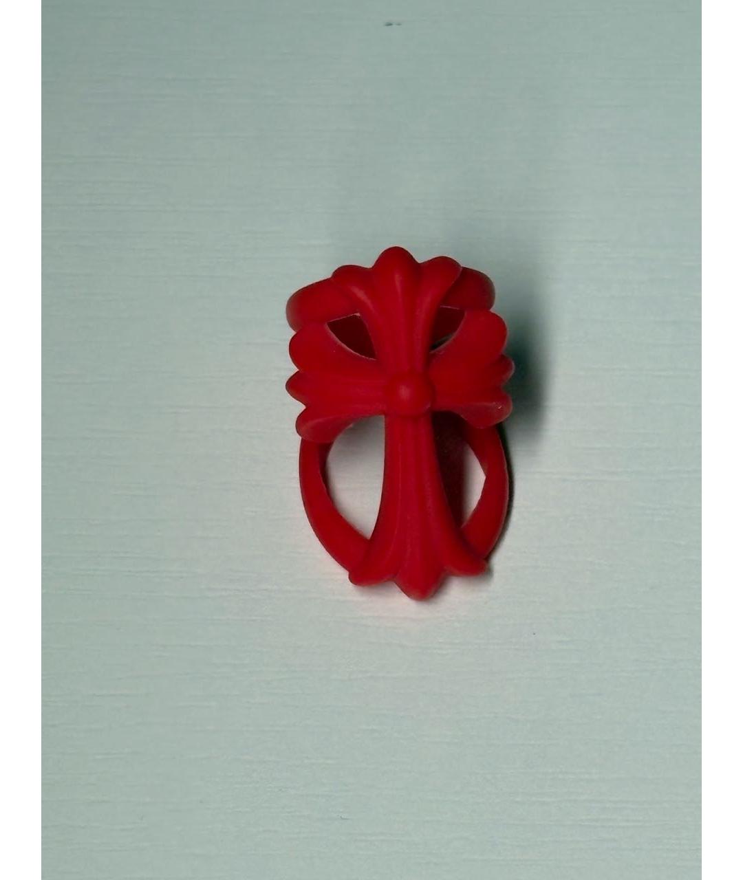 CHROME HEARTS Красное кольцо, фото 5