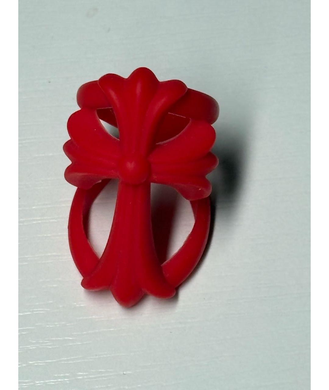 CHROME HEARTS Красное кольцо, фото 4