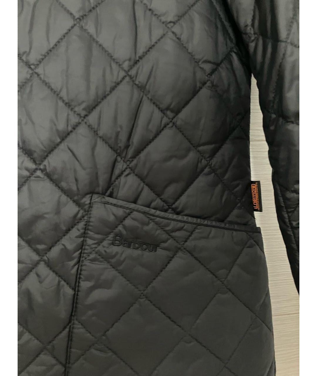BARBOUR Антрацитовая полиамидовая куртка, фото 5