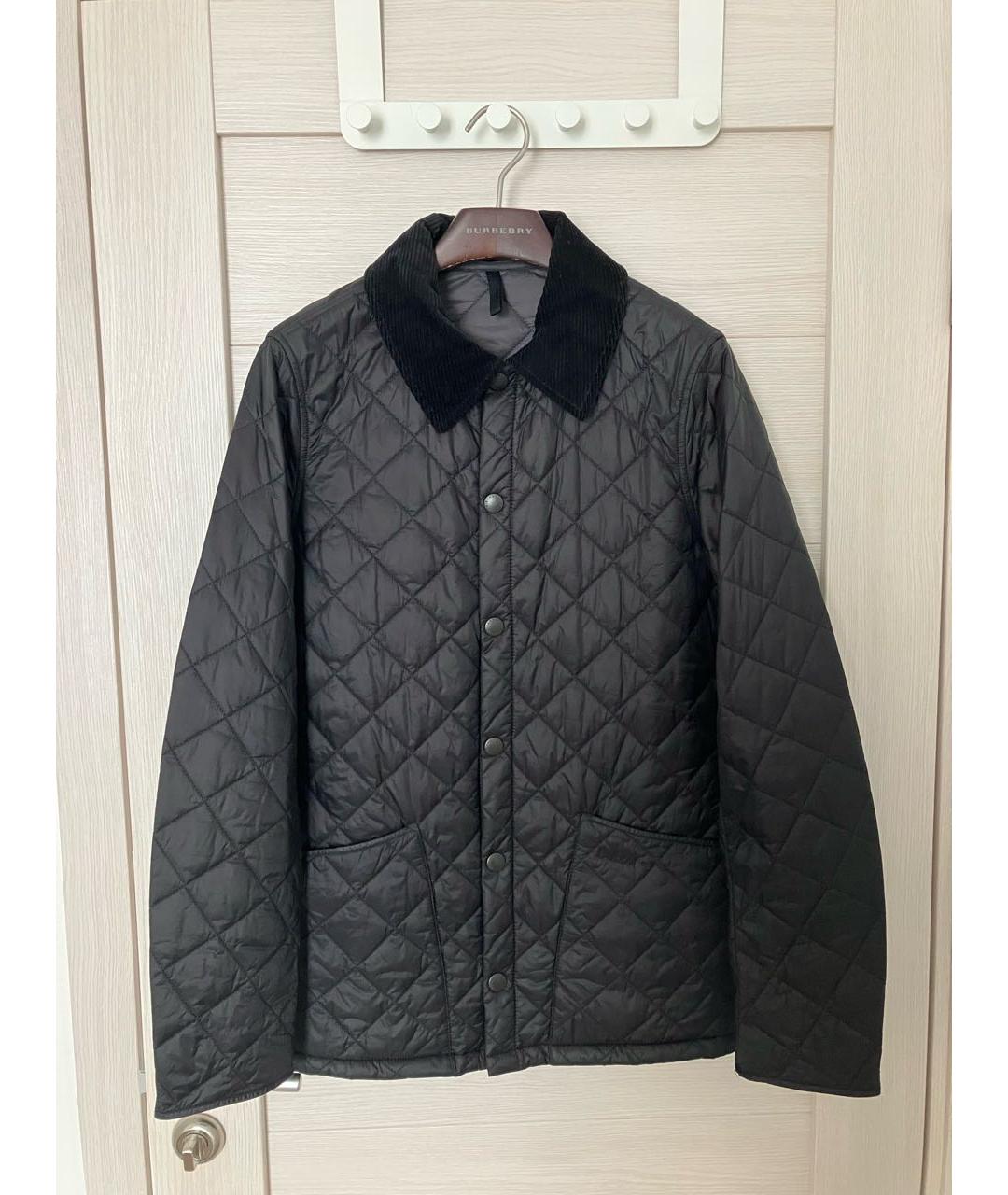 BARBOUR Антрацитовая полиамидовая куртка, фото 9