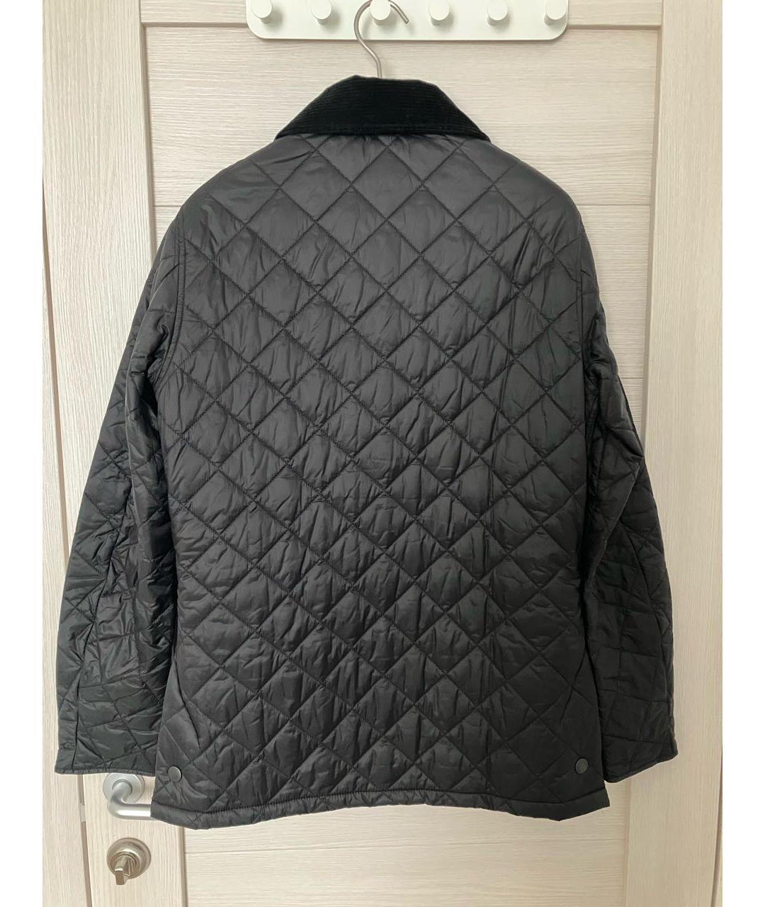 BARBOUR Антрацитовая полиамидовая куртка, фото 2