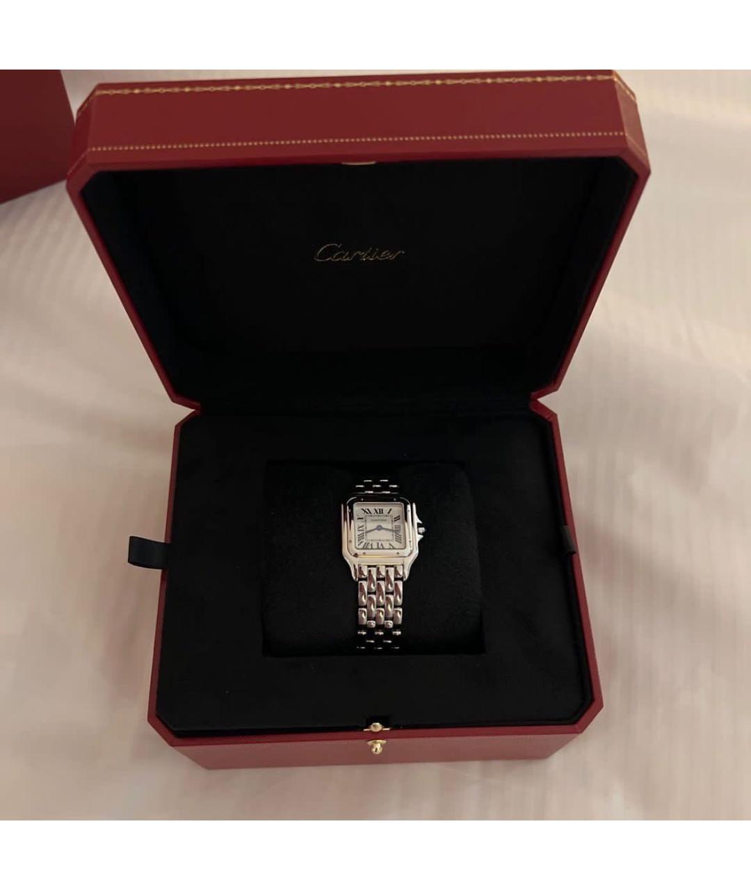 CARTIER Серебряные часы из белого золота, фото 3