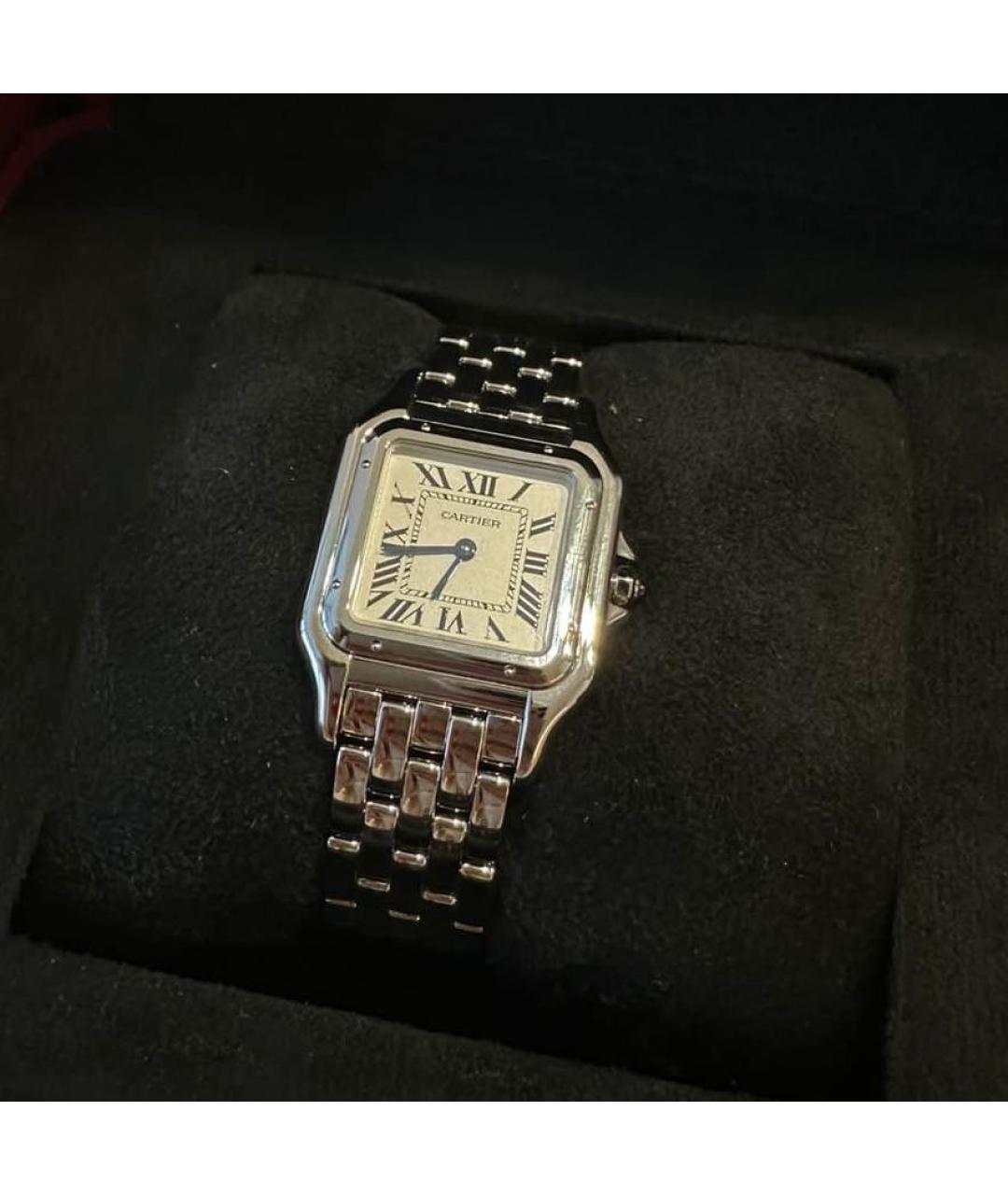 CARTIER Серебряные часы из белого золота, фото 7