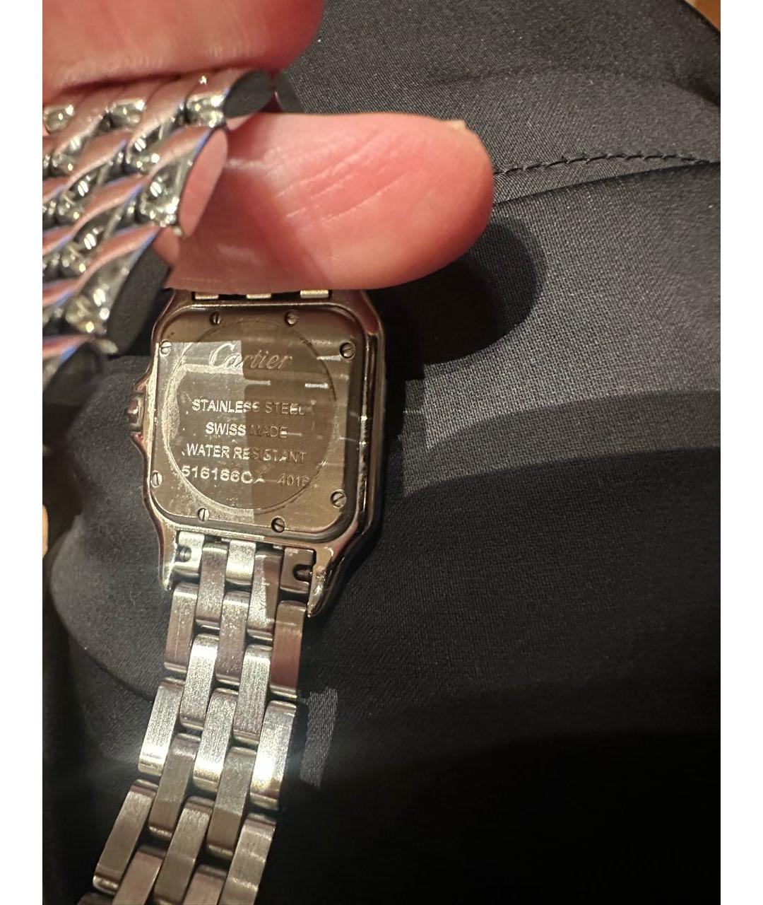 CARTIER Серебряные часы из белого золота, фото 2